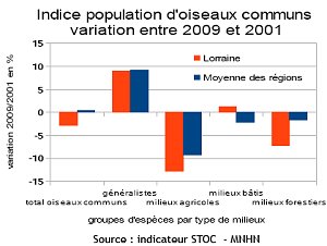 indicateur 1 - Population d'oiseaux communs