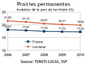 indicateur 7 - Evolution des superficies en prairies permanentes