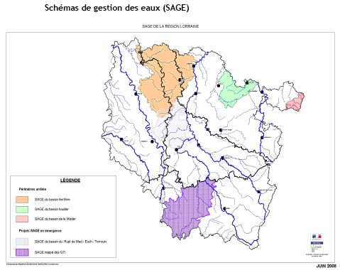 Schémas de gestion des eaux (SAGE)