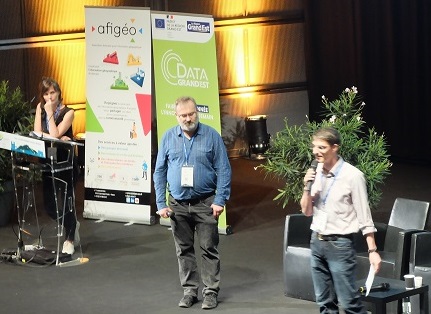 Au centre, Eric Tschudy, DREAL Grand Est, Guillaume Ryckelynck et Marie-Ségolène Sertorius de la Région Au centre, Eric Tschudy, DREAL Grand Est, Guillaume Ryckelynck et Marie-Ségolène Sertorius de la Région