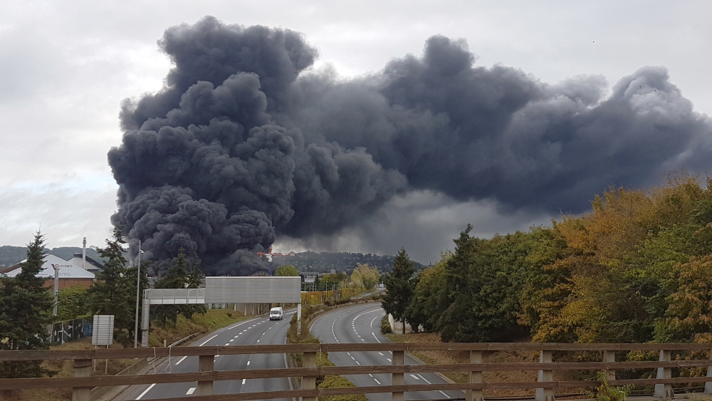 Incendie de l'usine Lubrizol. Incendie de l'usine Lubrizol.