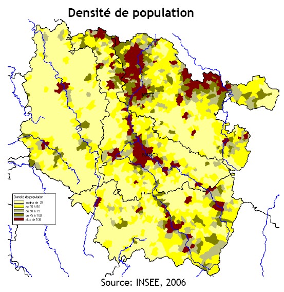 La densité de population