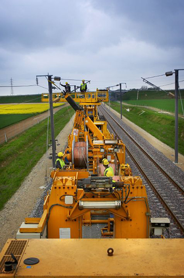 Travaux sur caténaires