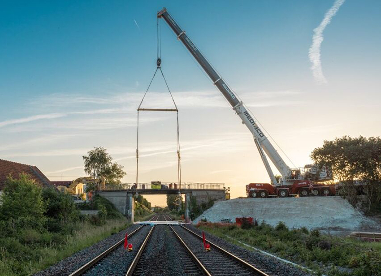 Travaux de rehaussement de pont