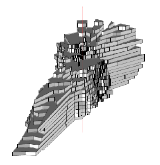 cartographie 3D laser d'une cavité minière