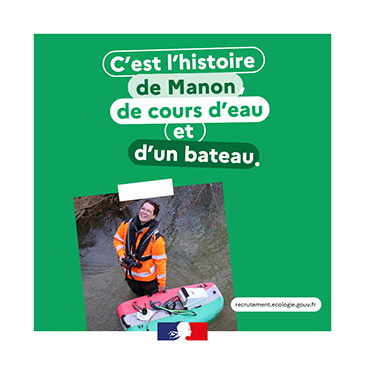 C'est l'histoire de Manon, de cours d'eau, et d'un bateau